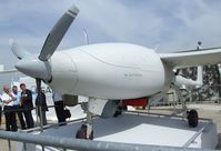 F-WUAV @ LFPB - Stemme / Sagem S15 Patroller V1 UAV at the Aerosalon 2013, Paris