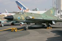 35069 @ LFPB - Saab J-35A Draken, Air & Space Museum Paris-Le Bourget (LFPB) - by Yves-Q