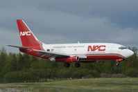 N320DL @ PANC - Northern Air Cargo Boeing 737-200 - by Dietmar Schreiber - VAP