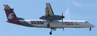 N401QX @ KLAX - Horizon Air (WSU - Cougars cs.), is landing at Los Angeles Int´l(KLAX) - by A. Gendorf