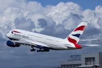 G-XLEA @ EGFF - BA's Airbus A380-841 pulling out from runway 30 at EGFF. - by Derek Flewin