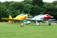 G-BTUB @ EGBM - at the Tatenhill Charity Fly in with G-BSBG Harvard 4 - by Chris Hall