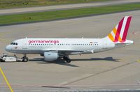 D-AKNF @ EDDK - Germanwings A319 pushed back. - by FerryPNL