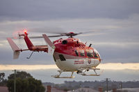 VH-SYG @ YXWG - Ambulance Service of NSW EC117 taking off from the Duke of Ken Oval Helipad. - by YSWG-photography