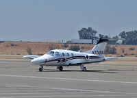 N370EA @ VIS - California Highway 99 is in the background generally looking West. - by Phil Juvet