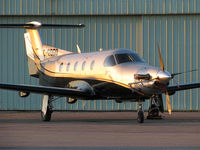C-GDGD @ CYKZ - This nice Pilatus was resting on the airport's south side at sunset. It was built in 1997.