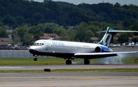 N910AT @ KDCA - Landing  touch down  DCA - by Ronald Barker