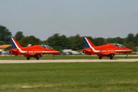 XX266 @ LFMY - Hawker Siddeley Hawk T.1A, Red Arrows, Salon de Provence Air Base 701 (LFMY) - by Yves-Q