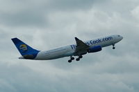 G-MLJL @ EGCC - Thomas Cook.com Airbus A330-243 Taking off from Manchester Airport. - by David Burrell