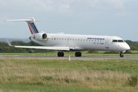 F-GRZJ @ LFRB - Canadair Regional Jet CRJ-702, Take off run rwy 25L, Brest-Bretagne Airport (LFRB-BES) - by Yves-Q