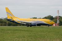 F-GZTD @ LFRB - Boeing 737-73V, Taxiing to holding point Rwy 25L, Brest-Bretagne Airport (LFRB-BES) - by Yves-Q