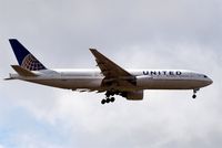 N781UA @ EGLL - Boeing 777-222 [26945] (United) Home~G 11/07/2012. On approach 27L. - by Ray Barber