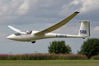 G-DEFE @ X5SB - Centrair ASW-20F being launched for a cross country flight during The Northern Regional Gliding Competition, Sutton Bank, North Yorks, August 2nd 2013. - by Malcolm Clarke