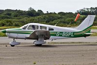 G-BGPL @ EGFH - Visiting Piper PA-28-161 from Blackbushe Airport Yateley. - by Derek Flewin