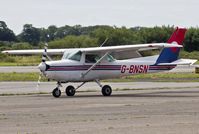 G-BNSN @ EGFH - Visiting Cessna 152 on a fly in from Denham aerodrome Uxbridge. - by Derek Flewin