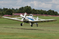 G-AXED @ X5SB - Piper PA-25-235 Pawnee during The Northern Regional Gliding Competition, Sutton Bank, North Yorks, August 2nd 2013. - by Malcolm Clarke