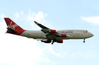 G-VWOW @ EGLL - Boeing 747-41R [32745] (Virgin Atlantic) Home~G 28/07/2012. On approach 27L. - by Ray Barber