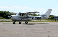G-WARP @ EGFH - Visiting Cessna Skylane. - by Roger Winser