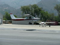 N5443L @ SZP - 1980 Cessna 152, Lycoming O-235 115 Hp, landing Rwy 22 - by Doug Robertson