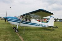 N2857A @ KOSH - Cessna 180 - by Mark Pasqualino