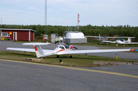 SE-UDN @ ESOE - Grob 109 parked at Örebro airport, Sweden. - by Henk van Capelle