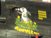 PA474 @ EGXC - close up of the new noseart Thumper MkIII - by Chris Hall