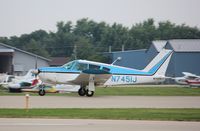 N7451J @ KOSH - Piper PA-28R-180 - by Mark Pasqualino