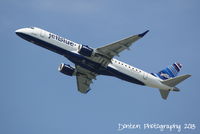 N354JB @ KSRQ - JetBlue Flight 164 (N354JB) Bluetopia departs Sarasota-Bradenton Interantional Airport enroute to John F Kennedy International Airport - by Donten Photography