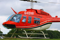 G-CDYR @ X4CP - at Leeds Coney Park heliport - by Chris Hall