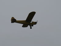 N33112 @ SZP - 1940 Piper J3C-65 CUB, Continental C90 90 Hp upgrade, takeoff climb Rwy 22 - by Doug Robertson