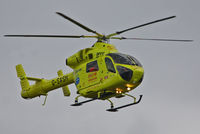 G-SASH @ EGNM - Yorkshire Air Ambulance - by Chris Hall