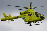 G-SASH @ EGNM - Yorkshire Air Ambulance - by Chris Hall