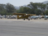 N98425 @ SZP - 1946 Piper J3C-65 CUB, Continental C90 90 Hp upgrade, landing Rwy 22 - by Doug Robertson