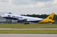G-OZBZ @ EGCC - Monarch A321 lifting off. - by FerryPNL