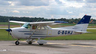 G-BGHJ @ EGSU - 3. G-BGHJ preparing to depart Duxford Airfield. - by Eric.Fishwick