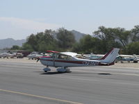 N7917G @ SZP - 1970 Cessna 172L SKYHAWK, Lycoming O-320-E2D 150 Hp, taxi to 22 - by Doug Robertson