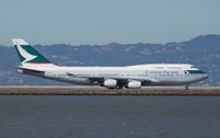 B-HUJ @ KSFO - Boeing 747-400