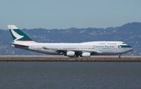 B-HUJ @ KSFO - Boeing 747-400 - by Mark Pasqualino