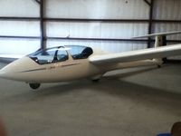 N972AF @ NM83 - N972AF rests in the Hangar before glider ops. - by Michael Saul