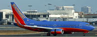 N903WN @ KLAX - Southwest Airlines, shortly after landing at Los Angeles Int´l(KLAX) - by A. Gendorf