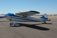 N1058D @ MYV - 1951 Cessna 190, c/n: 7670 - by Timothy Aanerud