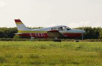 G-CEZI @ EGFH - Visiting Piper Cadet. Previously registered N131ND. - by Roger Winser