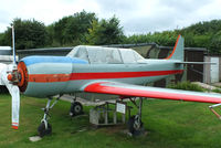 RA-01378 @ EGBW - undergoing a repaint at the Wellesbourne Wartime Museum - by Chris Hall