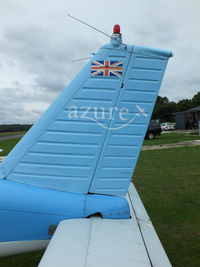 G-BTNT @ EGBW - now with the Azure Flying Club logo on the tail - by Chris Hall