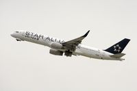 N14120 @ KLAX - United Airlines Star Alliance 757-200 - by speedbrds