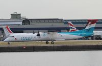LX-LGE @ EGLC - about to depart. - by Graham Reeve
