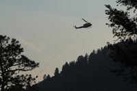 N58HJ - Working the Jaroso Fire near Cowles, New Mexico