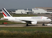 F-GRXA @ LFBO - Trackted to Bikini area after maintenance and new paint at Air France facility... - by Shunn311
