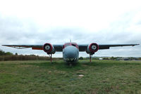 G-RACA @ EGBL - Long Marston gate guard has had a repaint by some graffitti artists - by Chris Hall