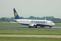 EI-DHB @ EGCC - Ryanair Boeing 737-8AS Taxiing at Manchester Airport. - by David Burrell